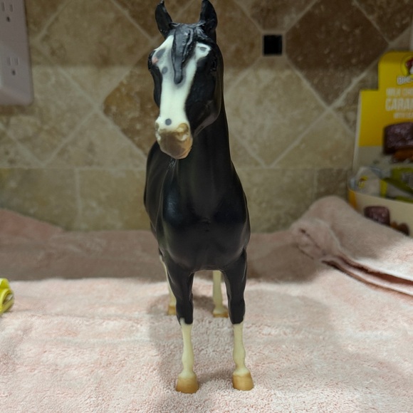 Breyer Tri-Mi Boot Scootini Boogie Missouri Fox Trooter #945 circa 1997 - Picture 4 of 6